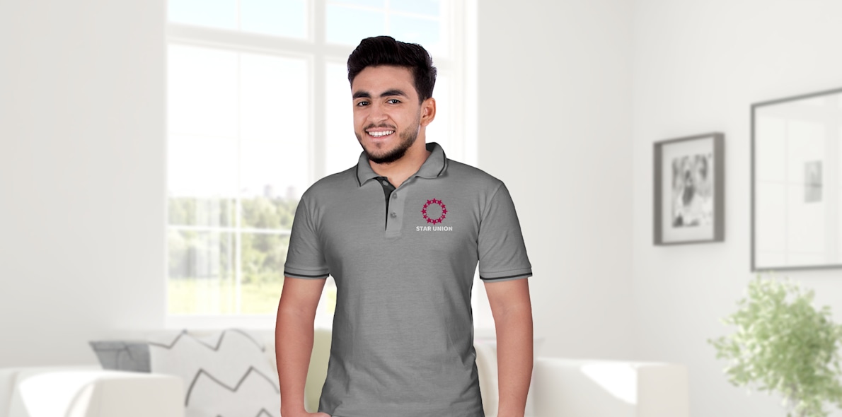 Scott Polo T shirts for Men Embroidered Scott Polo T Shirts Design Print Online Vistaprint